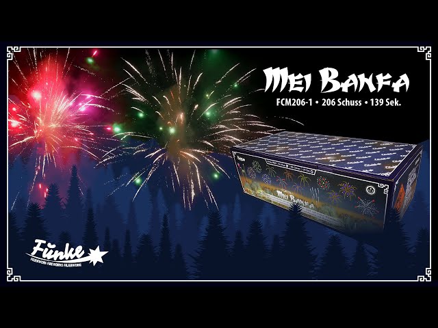 "MeiBanfa" - 206 Shots 25-30mm Compound Fireworks [Batch 2020]
