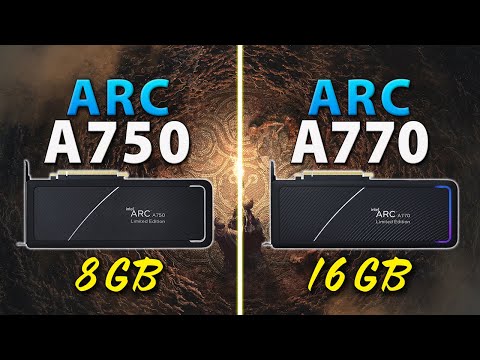 Intel Arc A750 vs A770 // Test in 9 Games