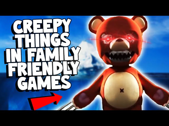 Strange & Creepy Things Found in Family Friendly Games (Iceberg Explained)