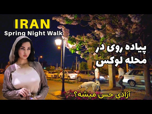 Night Walking in Iran 2023 - Iran's nocturnal freedoms -Shiraz walking Tour - پیاده روی آزادنه مردم؟