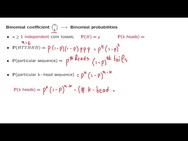 L04.5 Binomial Probabilities