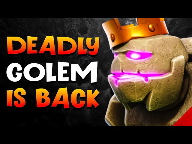 The *RISE* Of Golem Beatdown in Clash Royale