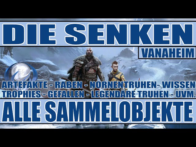 God of War Ragnarök - 100% Guide Vanaheim - Die Senken  - Alle Sammelobjekte