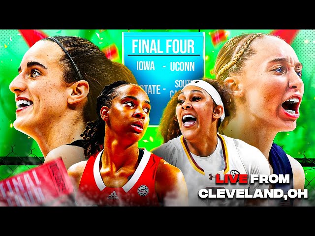 Paige Bueckers vs Caitlin Clark - who will advance? | Countdown to the Semifinals  🏀