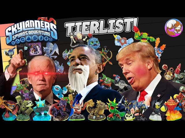 U.S. Presidents make a Skylanders Spyro's Adventure Tier List!!!