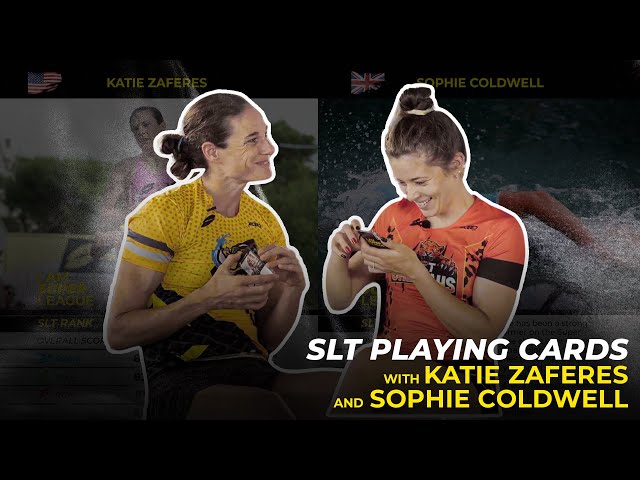 Olympic Bronze Triathlete Kate Zaferes & Sophie Coldwell Guess Super League Triathlon Playing Cards