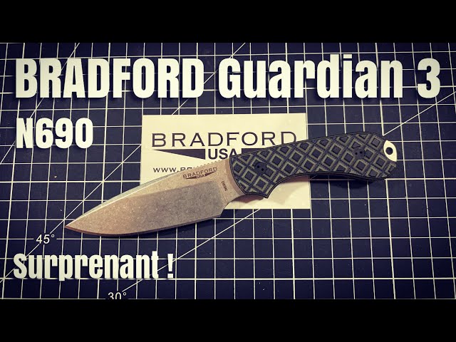 BRADFORD Guardian 3 :  un couteau EDC avec une prise en main très surprenante !!!