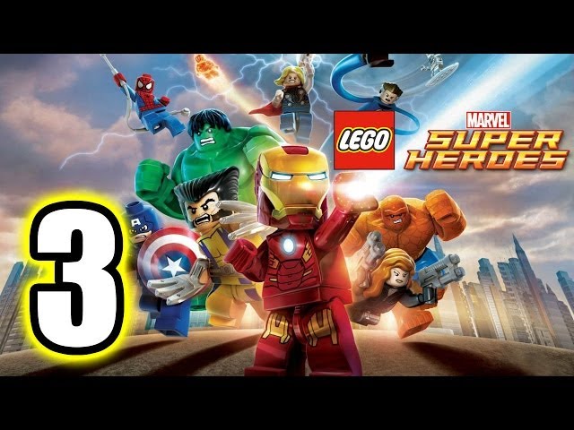 LEGO Marvel Super Heroes Walkthrough PART 3 [PS3] Lets Play Gameplay TRUE-HD QUALITY