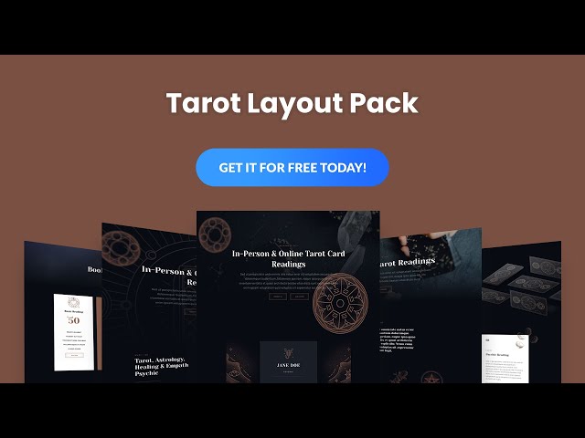 Get a FREE Tarot Layout Pack for Divi