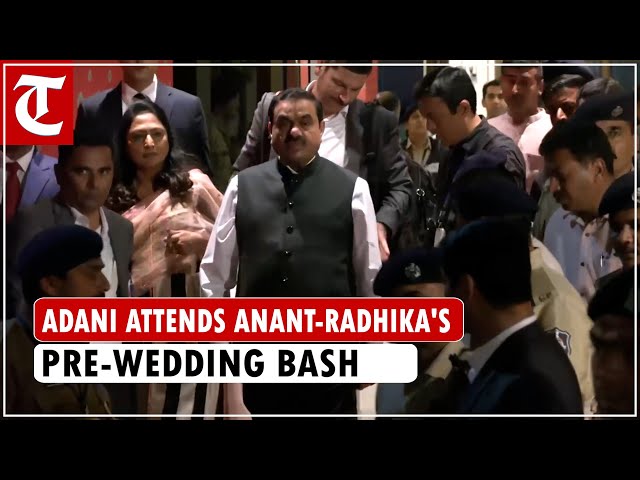 Gautam Adani, wife Priti arrive in Jamnagar for Anant Ambani-Radhika Merchant's pre-wedding bash