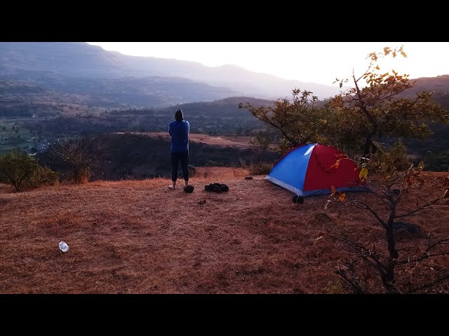 Duo Camping | ASMR | Secret Location @ Kalsubai Maharashtra #nature #overnightcamping