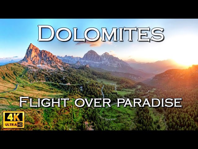 Dolomites • Flight over paradise • 4K drone video