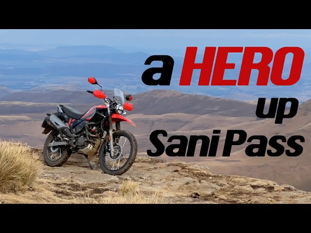 Hero X-Pulse climbs to the clouds in Lesotho.