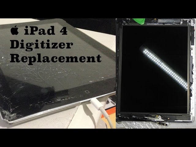 iPad 4 Digitiser / Screen Replacement