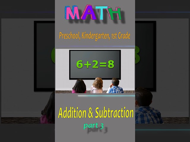 Addition & Subtraction - part 3