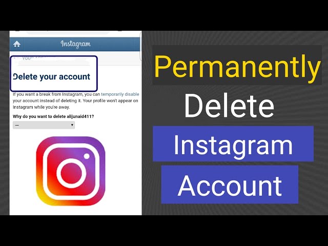 How to Delete Instagram Account Permanently | Instagram Account Delete Kaise Kare | insta Id Delete