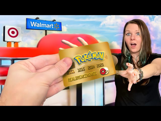 Gave Her a $100 LIMIT Pokemon Shopping CHALLENGE!