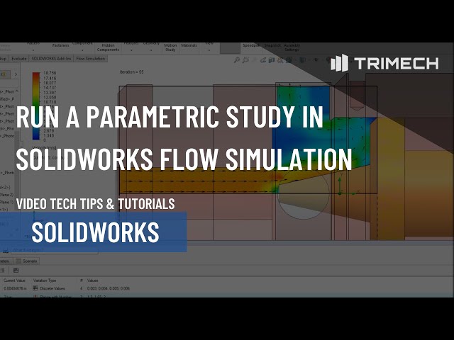 Run a Parametric Study in SOLIDWORKS Flow Simulation