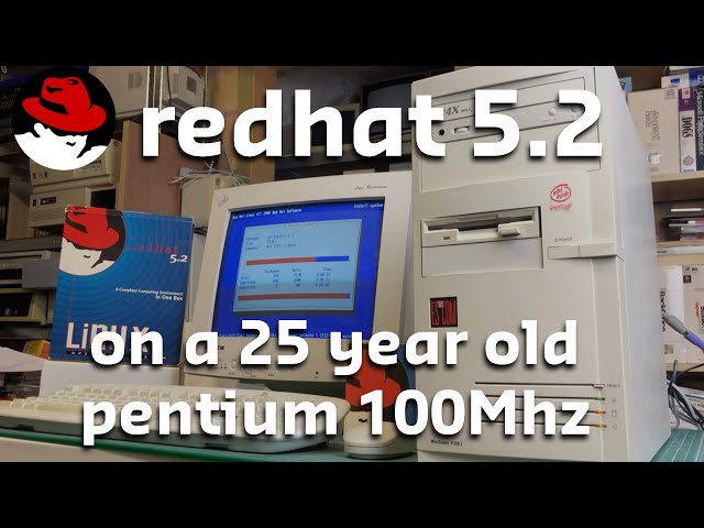 Redhat Linux 5.2 on 25yr old PC