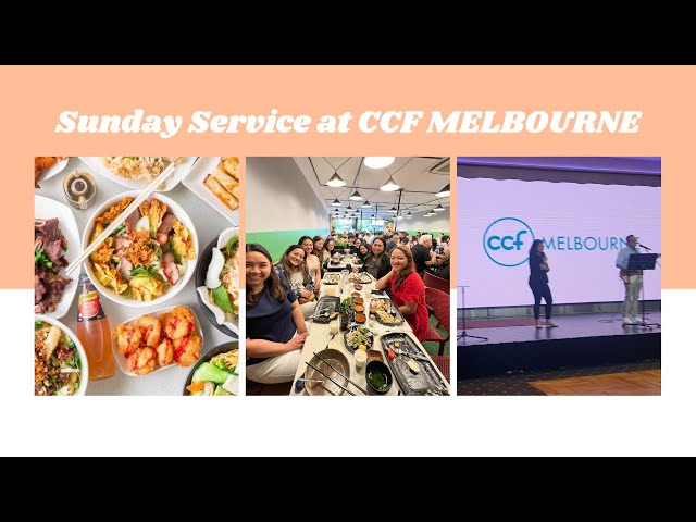 🇦🇺 Masters in Melbourne  | my first sunday worship service for the year [2024]