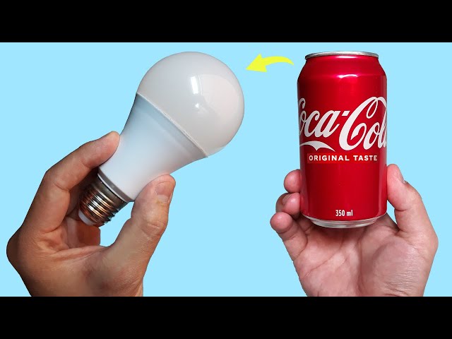 Take a Common Soda Can and Fix All the LED Lamps in Your Home! How to Fix or Repair LED Bulbs!