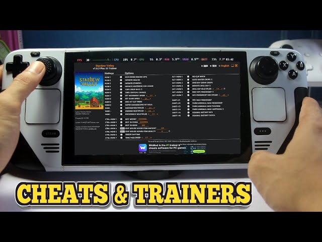 CheatDeck Tutorial! Cara Install Cheats & Trainers Dalam Steam Deck!