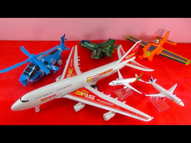 UNBOXING BEST PLANES:  Boeing 757 737 777 Airbus A330 340 370 380   Thai USA Beluga Indonesia models