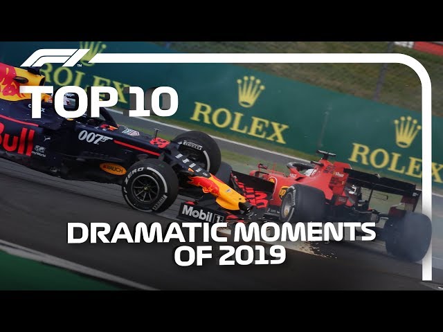 Top 10 Dramatic F1 Moments of 2019