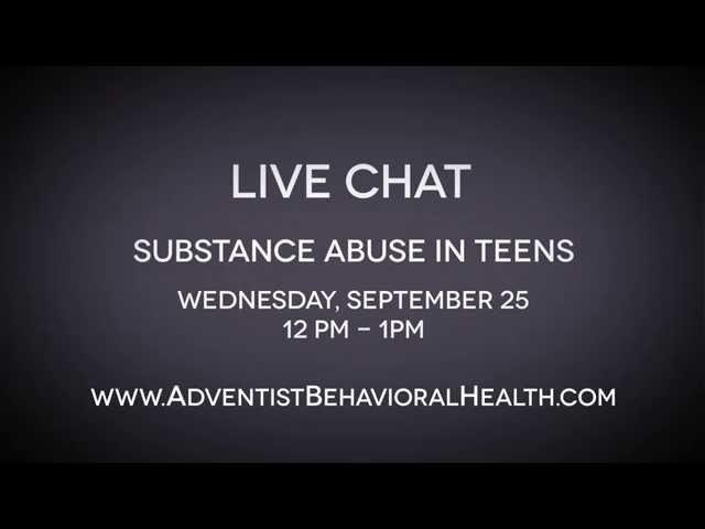 LIVEvent: Substance Abuse in Teens