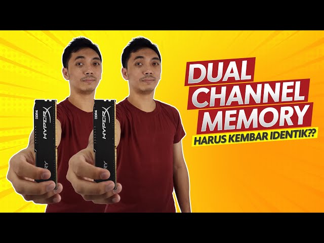 Salah Paham RAM Dual Channel | Konfigurasi RAM Dual Channel | Memilih RAM Dual Channel