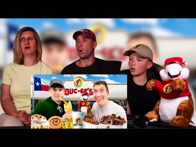 Graham Family Reacts To Brits go to BUC-EE'S for the first time