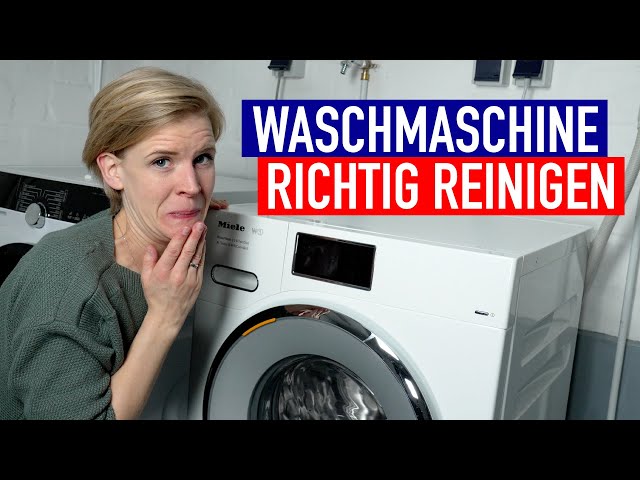 Waschmaschine RICHTIG REINIGEN | So geht's!