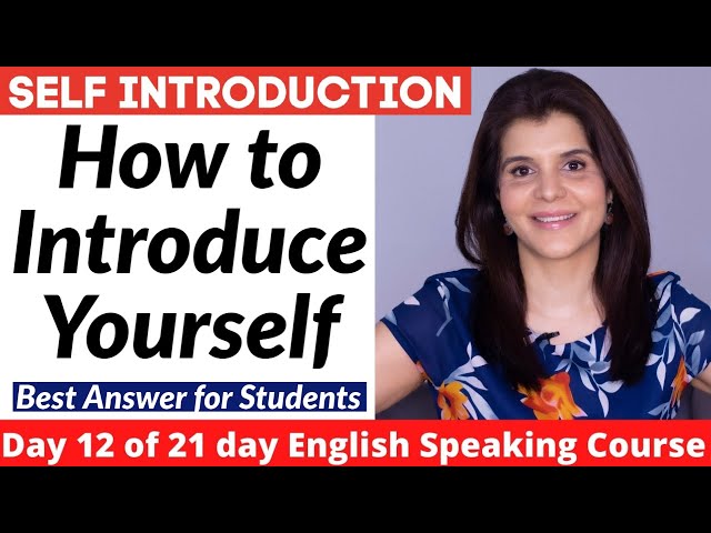 How to Introduce Yourself in English | Self Introduction for School/College Students | ChetChat