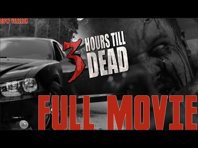 Horror Movie | 3 Hours Till Dead | Full Movie | Zombie Movie (B&W)