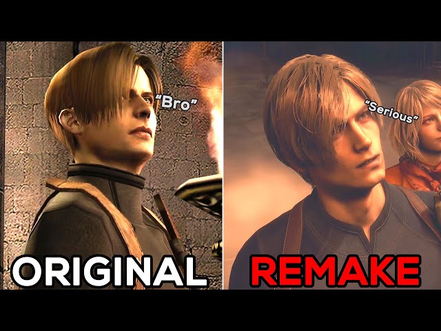 Resident Evil 4 Remake vs Original - Leon's One Liners & Memes Comparison (2005 Vs 2023)