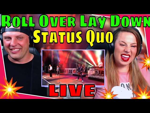 Status Quo - Roll Over Lay Down - Download ,Donington Park | THE WOLF HUNTERZ REACTIONS