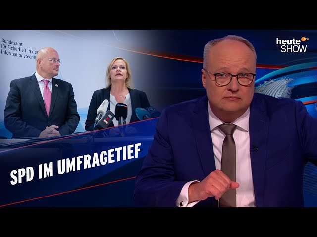 Der Fall Schönbohm: Der Druck auf Nancy Faeser steigt | heute-show vom 15.09.2023