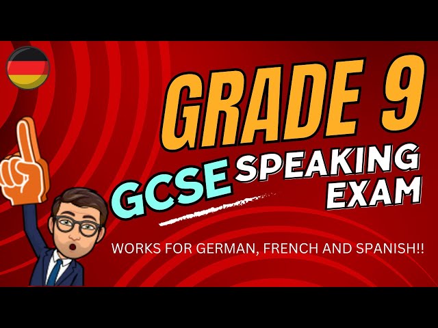 AQA GCSE languages students: get a grade 9 in speaking! WORKS FOR ALL LANGUAGES #gcsespeaking