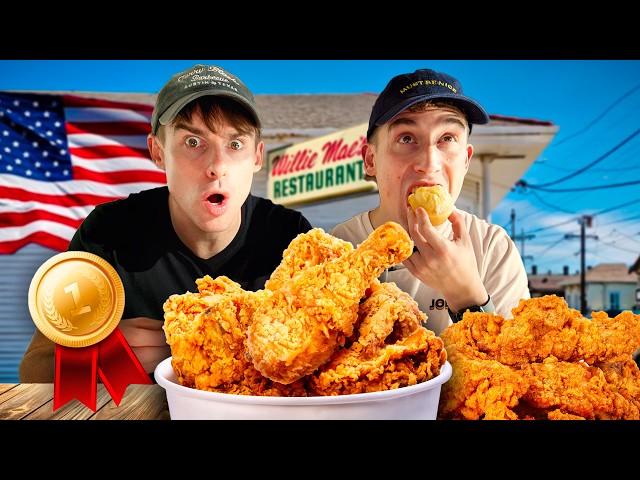 Brits try Best Fried Chicken in America!