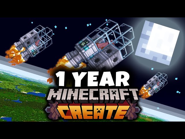 We Survived 1 YEAR in the CREATE MOD [FULL MOVIE]
