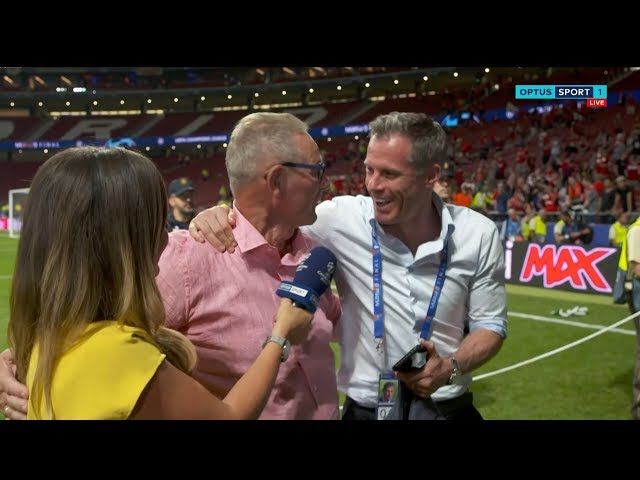 Carra crashes emotional Brian Henderson chat after son Jordan wins UCL Final with Liverpool