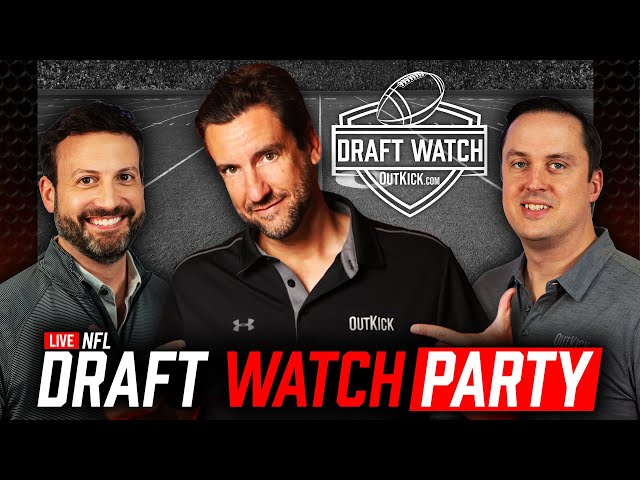 LIVE: OutKick’s Inaugural NFL Draft Watch Party w/ Clay Travis, Jonathan Hutton & Chad Withrow