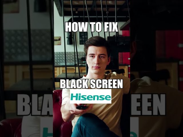 Black Screen on a Hisense? Do this! 📺 #Shorts