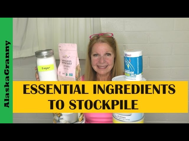 Essential Ingredients To Stockpile...3 Ingredient Sugar Cookies