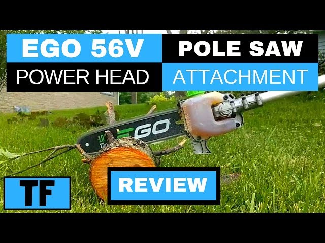 EGO 10-Inch Pole Saw Review [Power+ PSA1000] Attachment And Extension Pole at Home Depot