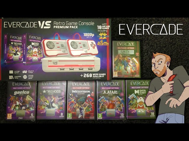 Let's Play Evercade VS Games - THE BITMAP BROTHERS COLLECTION 1, INTELLIVISION COLLECTION 1 AND MORE