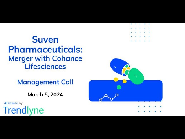 Suven Pharmaceuticals Management Call: Merger Discussion