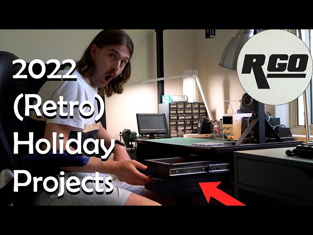 DIY Upgrades to the Repair Desk! (plus other retro-related holiday projects)