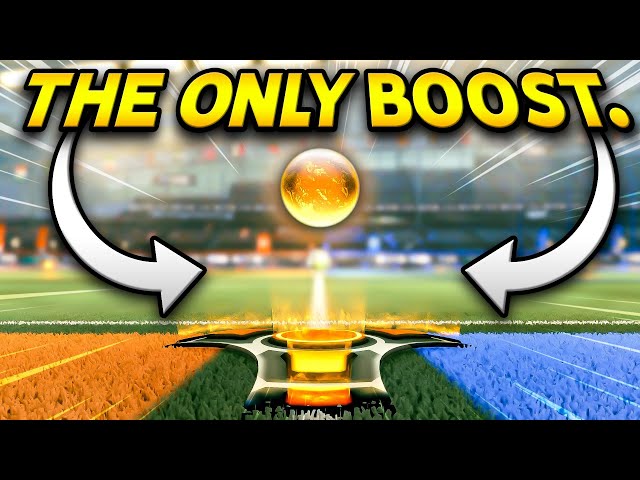 Rocket League, but the field only has ONE boost pad