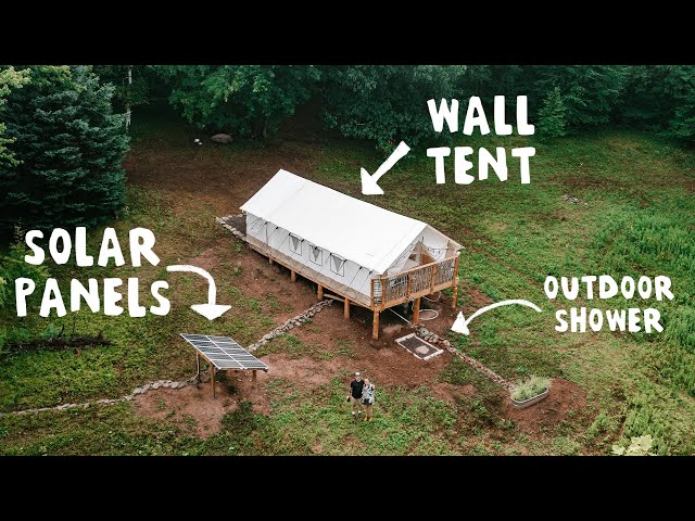 The Ultimate Off Grid Wall Tent Tour